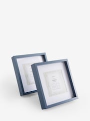 Set of 2 Blue Slate Parker Photo Frames - Image 7 of 8