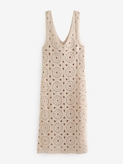 Ecru Crochet Dress - Image 8 of 9