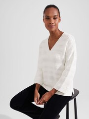 Hobbs Cream Hadley Jumper - Image 3 of 4