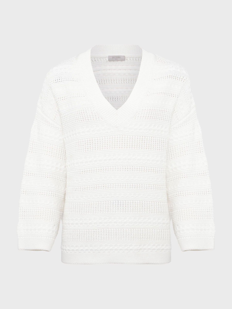 Hobbs Cream Hadley Jumper - Image 4 of 4