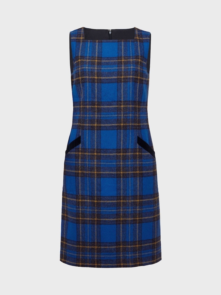 Hobbs Blue Petite Maven Dress - Image 4 of 4 Hobbs Blue Petite Maven Dress - Image 4 of 4