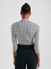 Verde - Blusa estampada Hobbs Aimee - Imagem 2 de 4