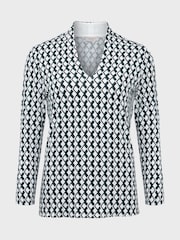 Verde - Blusa estampada Hobbs Aimee - Imagem 4 de 4