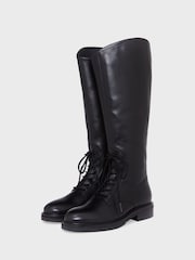 Hobbs Black Knee Laurel Boots - Image 2 of 4