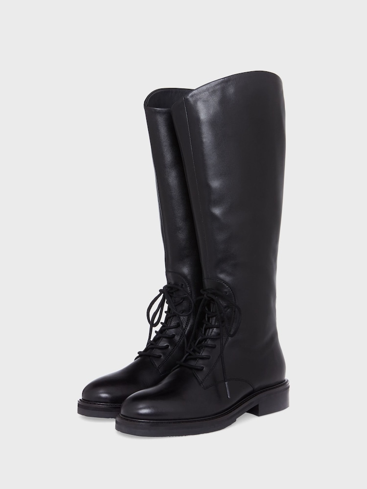Hobbs Black Knee Laurel Boots - Image 2 of 4 Hobbs Black Knee Laurel Boots - Image 2 of 4