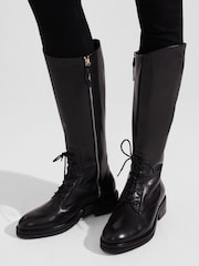 Hobbs Black Knee Laurel Boots - Image 4 of 4