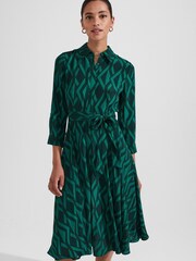 Hobbs Green Petite Lainey Dress - Image 1 of 4
