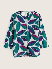 Seasalt Cornwall Green Watercolour Sketch Top - Image 4 of 5