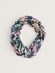 Seasalt Cornwall White Wilcove Snood Scarf - Image 2 of 4