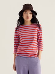 Seasalt Cornwall Red Sailor Top - Image 1 of 5