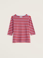 Seasalt Cornwall Red Sailor Top - Image 4 of 5