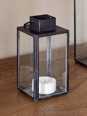 Nkuku Black Sia Mini Table Lantern - Image 1 of 3
