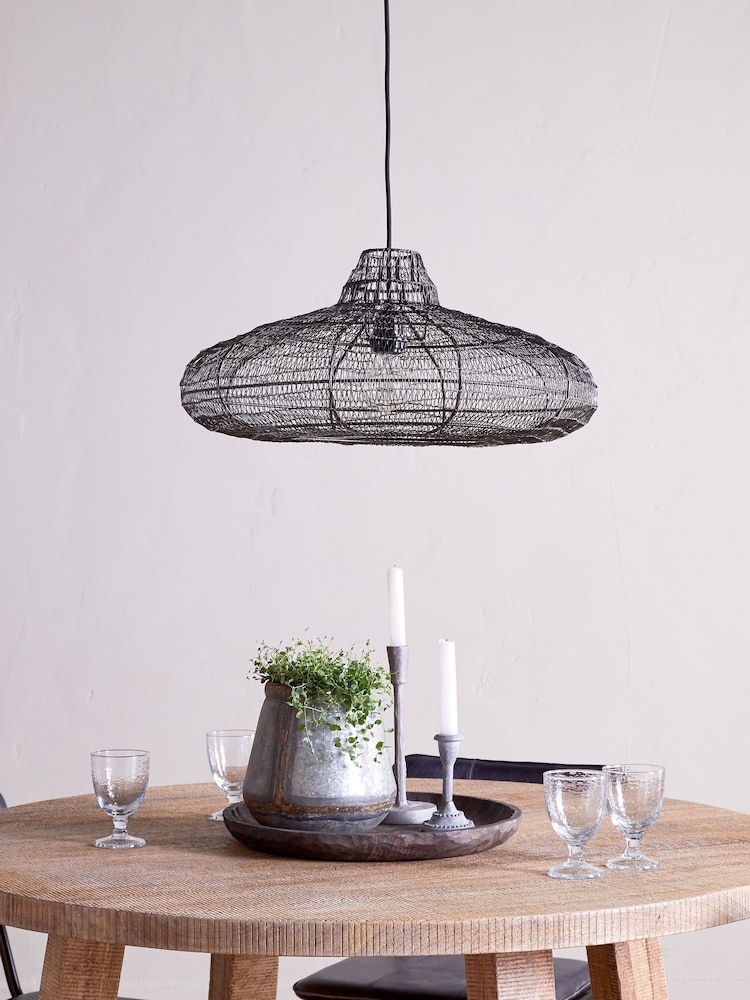 Nkuku Bronze Black Mukuni Wire Lampshade - Image 2 of 4