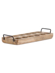 Nkuku Natural Anda Mango Wood Egg Holder - Image 3 of 3