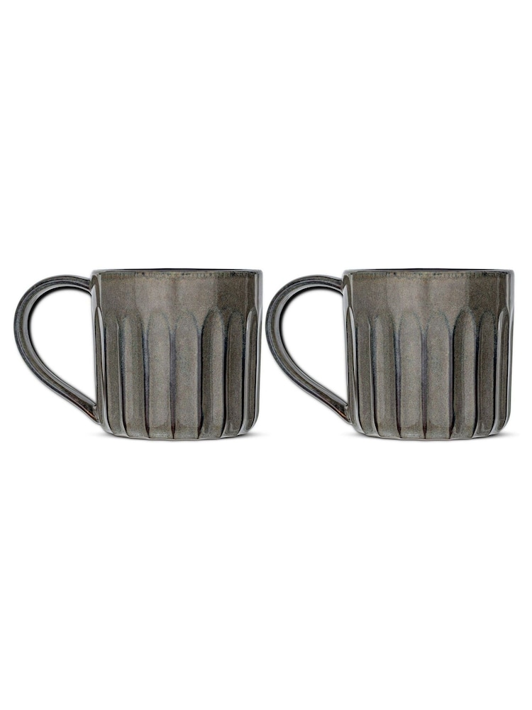 Nkuku Set of 2 Pewter Moda Mugs - Image 3 of 3 Nkuku Set of 2 Pewter Moda Mugs - Image 3 of 3