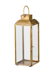 Nkuku Antique Brass Maro Brass Lantern - Image 3 of 3