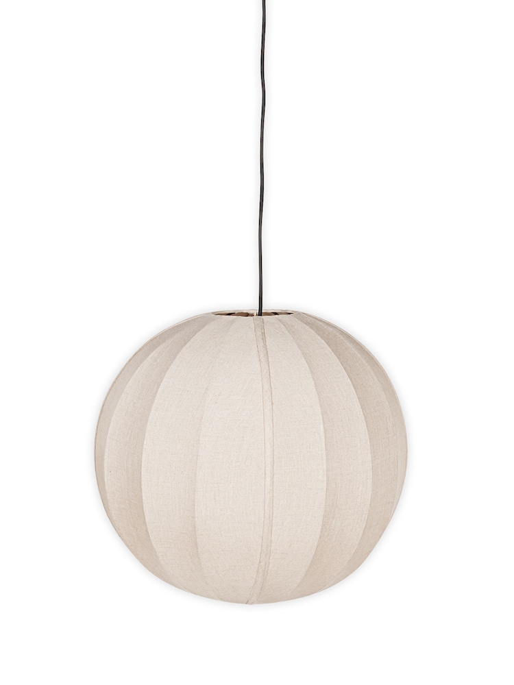 Nkuku Natural Dharini Linen Lampshade - Image 4 of 4