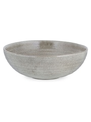 Nkuku Grey Valinha Earthenware Serving Bowl - Image 5 of 5
