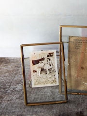 Nkuku Antique Brass Danta Antique Photo Frame - Image 1 of 2