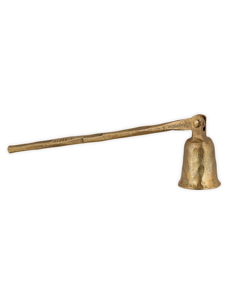 Nkuku Antique Brass Jyoti Candle Snuffer - Image 3 of 3 Nkuku Antique Brass Jyoti Candle Snuffer - Image 3 of 3
