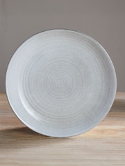 Nkuku Grey Valinha Earthenware Dinner Plate - Image 2 of 4