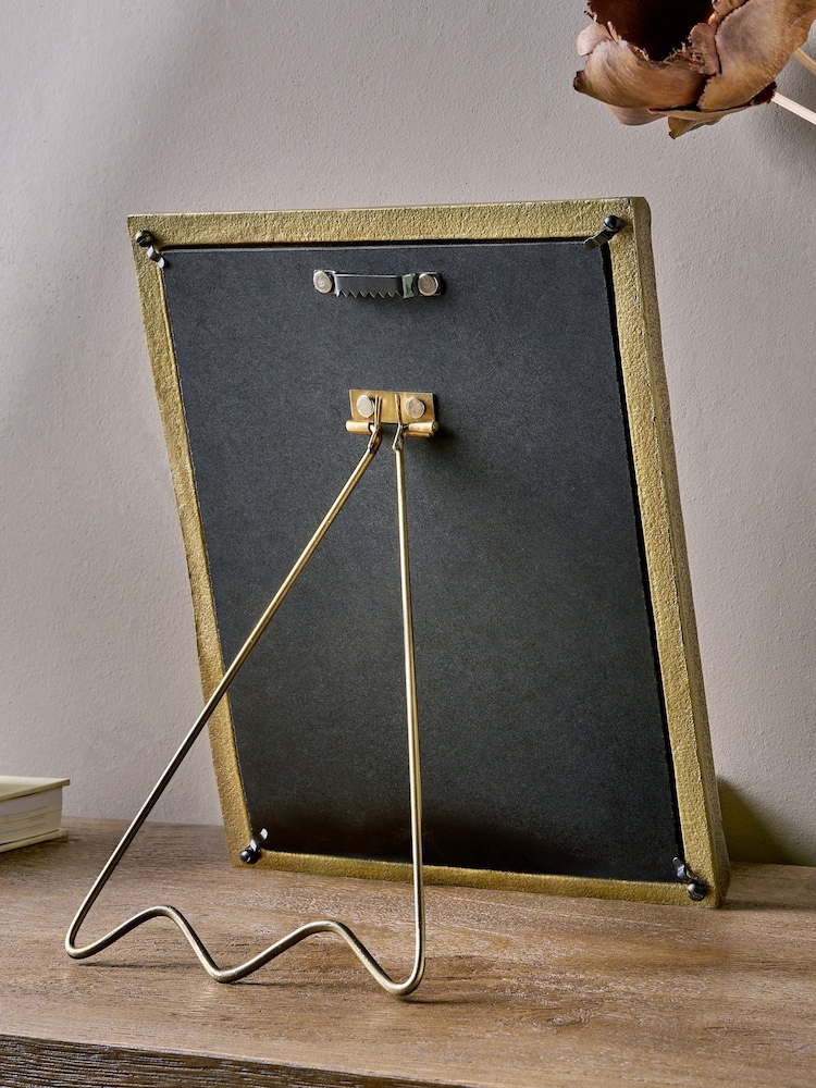 Nkuku Antique Brass Pambani Photo Frame - Image 2 of 3