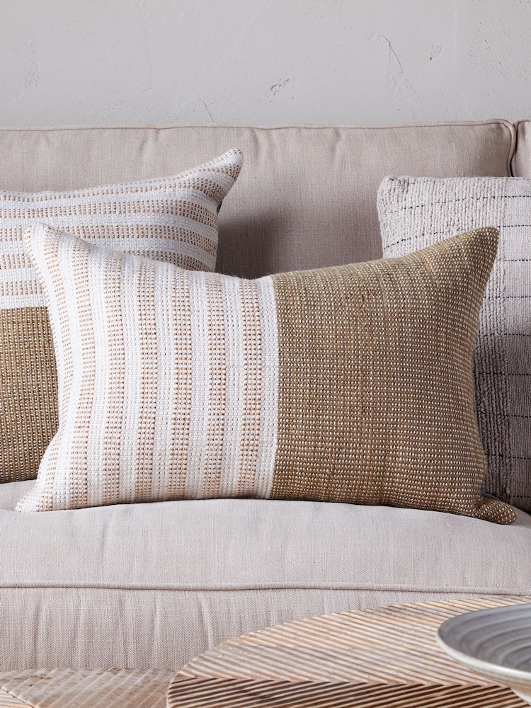 Nkuku Moss Samata Cushion Cover - Image 1 of 3 Nkuku Moss Samata Cushion Cover - Image 1 of 3