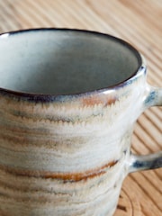 Nkuku Grey Valinha Earthenware Cereal Bowl - Image 2 of 3