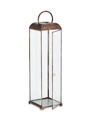 Nkuku Aged Antique Brass Kaso Lantern - Image 3 of 3