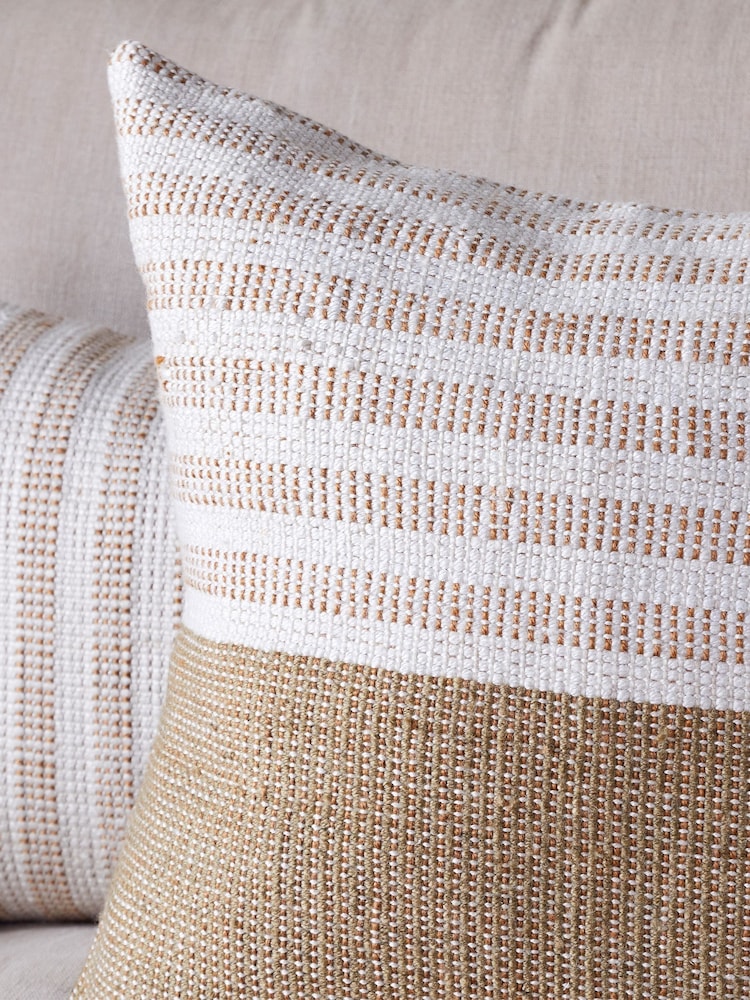Nkuku Moss Samata Recycled Cushion Cover - Image 2 of 3 Nkuku Moss Samata Recycled Cushion Cover - Image 2 of 3