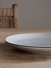 Nkuku Grey Valinha Earthenware Side Plate - Image 2 of 4