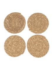 Nkuku Brown Keso Woven Coaster - Image 3 of 3