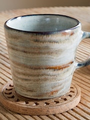 Nkuku Set of 2 Grey Vizo Mugs - Image 2 of 2