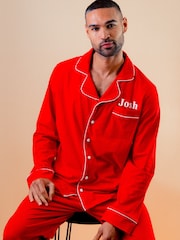 Lulabay Personalised Jersey Long Pyjamas - Image 3 of 3