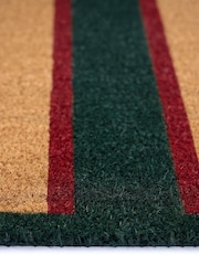 My Mat Green Heritage Stripe Coir Doormat - Image 3 of 3