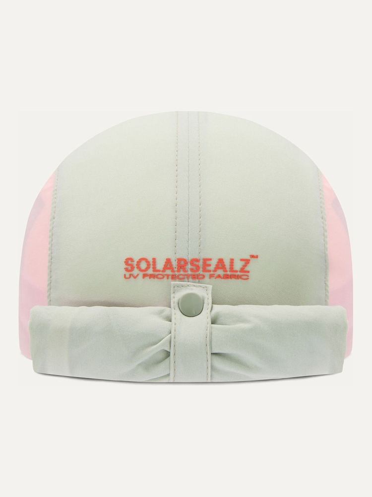 Sealskinz Light Green Broomhill Kid's Foldable Cap with Neck Protector - Image 2 of 3