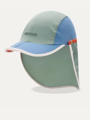 Sealskinz Green Broomhill Kid's Foldable Cap with Neck Protector - Image 1 of 3