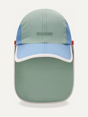 ירוק - Sealskinz Broomhill Kid's Foldable Cap with Neck Protector - תמונה 4 מתוך 4