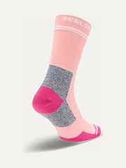 Sealskinz Light Pink Mid Length Blofield Anti Blister Running Socks - Image 2 of 2