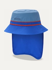 Azul - Sealskinz Woodton Kid's Boonie Hat with Neck Protector - Imagen 1 de 3