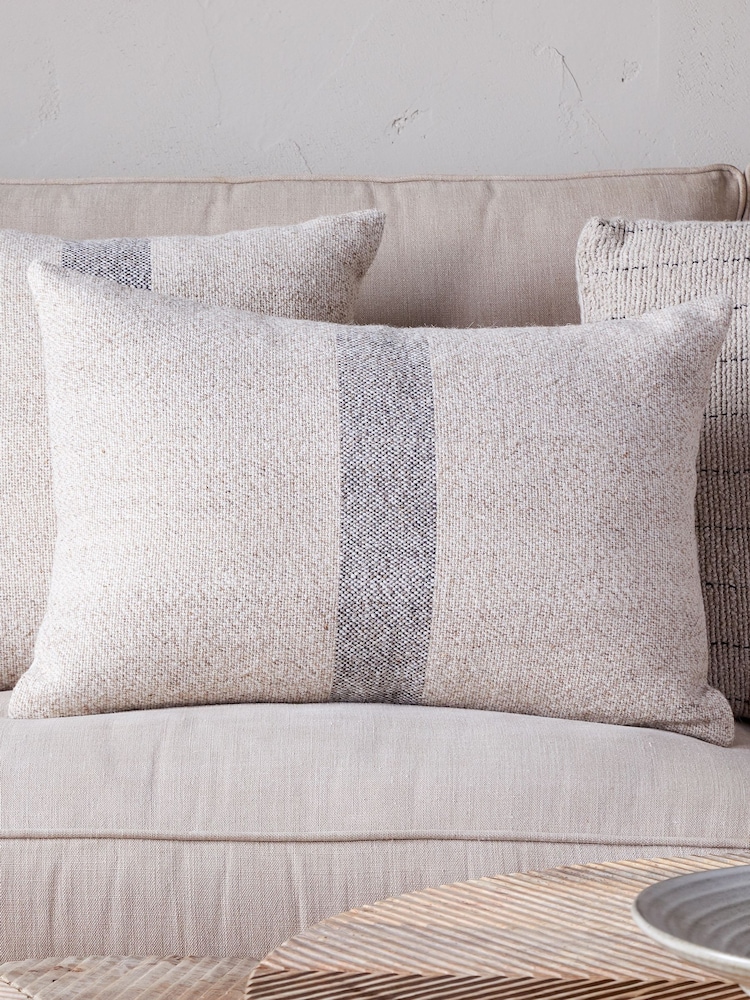 Nkuku Natural Kallu Wool & Cotton Cushion Cover - Image 1 of 3