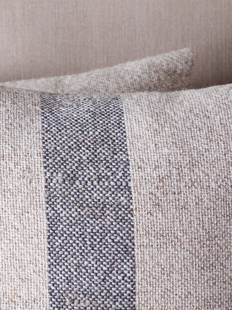 Nkuku Natural Kallu Wool & Cotton Cushion Cover - Image 2 of 3 Nkuku Natural Kallu Wool & Cotton Cushion Cover - Image 2 of 3