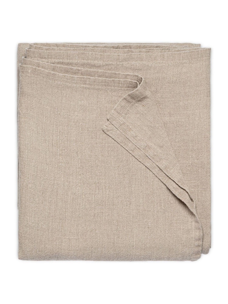 Nkuku Natural Junto Linen Tablecloth - Image 3 of 3 Nkuku Natural Junto Linen Tablecloth - Image 3 of 3