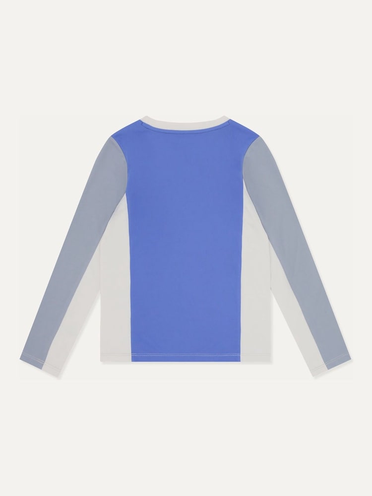 Sealskinz Blue Barford Kid's Rash Vest - Image 2 of 2