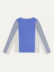 Sealskinz Blue Barford Kid's Rash Vest - Image 3 of 3