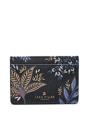Sara Miller Credit Botanic Black Card Holder - Image 1 of 2