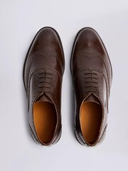 MOSS Brown Oxford Brogue Shoes - Image 2 of 4