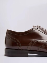MOSS Brown Oxford Brogue Shoes - Image 3 of 4
