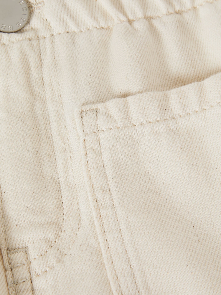Reiss Ecru Elodie 13-14 yrs High Rise Elasticated Jeans - Image 6 of 6