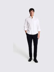 MOSS White Washed Oxford 100% Cotton Shirt - Image 2 of 6